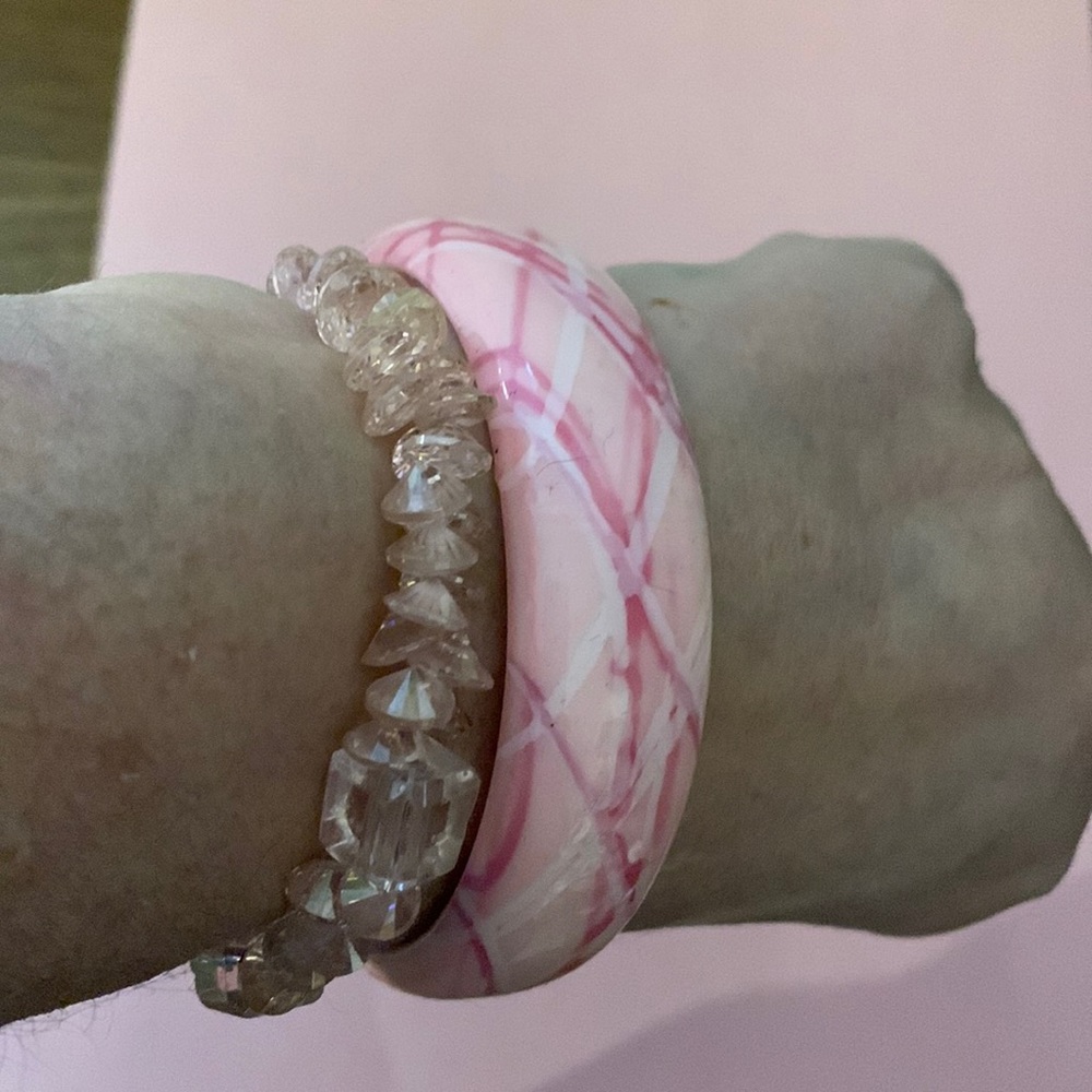 Pretty in Pink bracelets*
